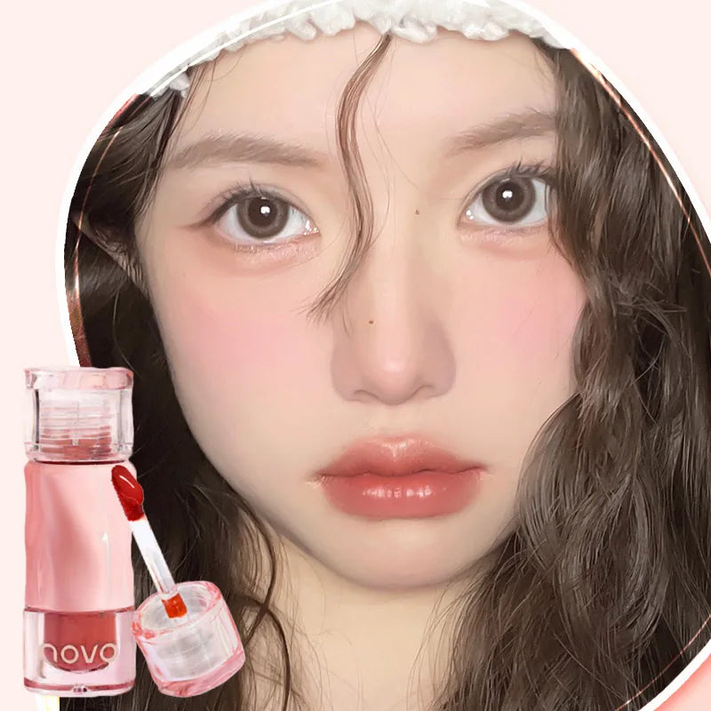 Water Glossy Lip Gloss - Hydrating Lip Glaze,Long-Lasting Shine, Moisturizing,Not Easy To Fade,Lightweight Texture,Rich Color Qme