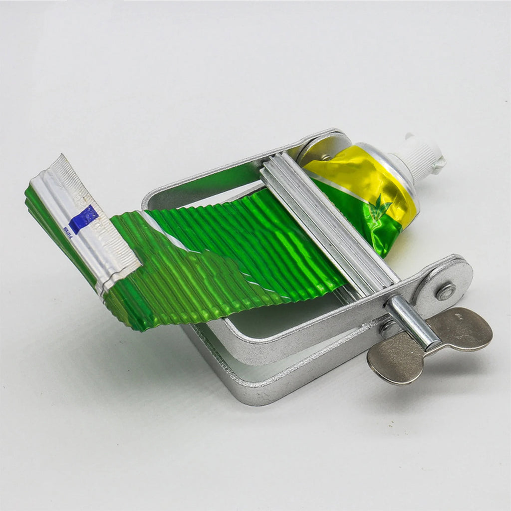 Tube Wringer Metal Toothpaste Tube Squeezer Aluminum Alloy Hair Dye Cream Squeezer Toothpaste Facial Cleanser Salon Home Tool Qme