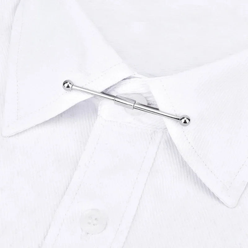Men Metal Copper Collar Clip Shirt High-grade Non-injury Clothing Women Prevent Exposure Buckle Neckwear Clips Gifts Accessories Qme