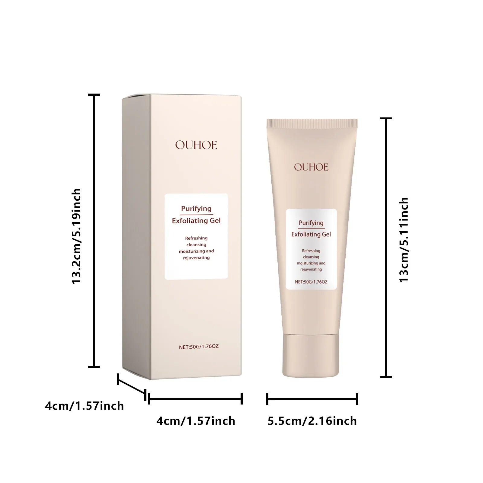 Exfoliating Gel Gentle Cleasning Pore Skin Smoothing Remove Dead Skin Blackhead Removal Cleansing Brighten Peeling Face Scrub Qme