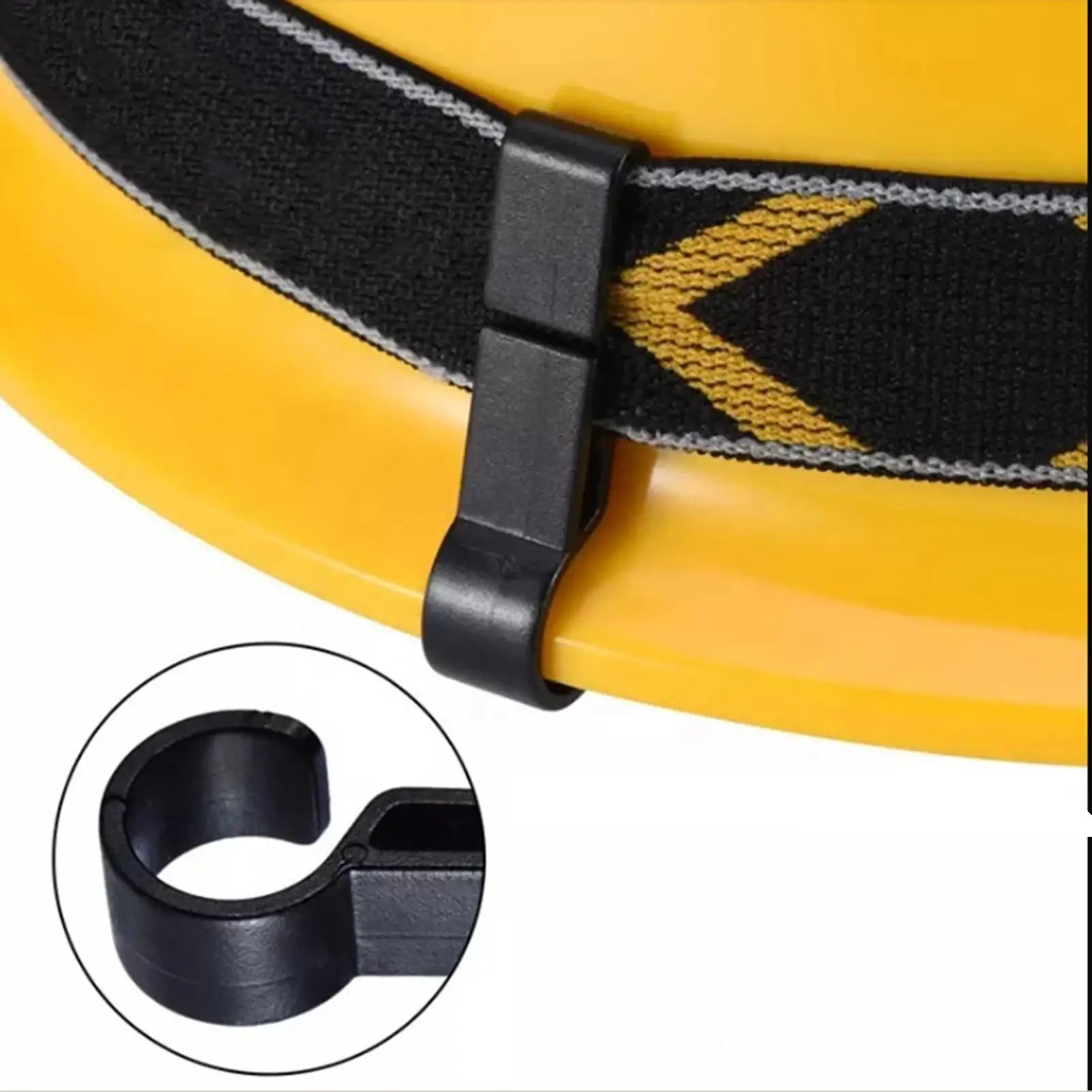 hot Hard Hat Clips 10-Pieces Helmet Headlight Secure Hooks Hard Hat Gear Attachment For Hard Hat Use In Construction Fishing Qme