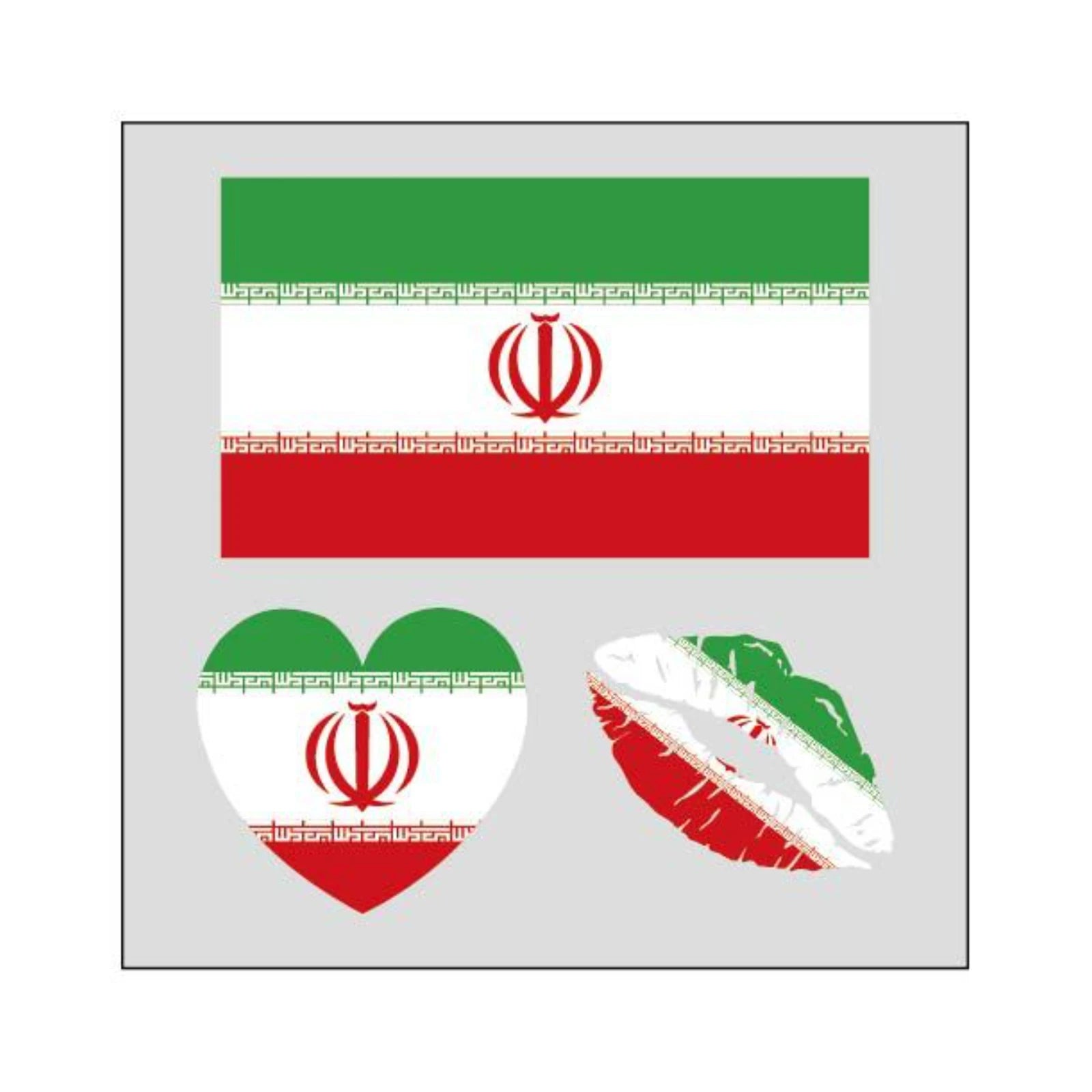 National Flag Football Fan Temporary Tattoos Face Body Decorative Stickers Event Cheering Props Suitable for Adults and Children Qme K