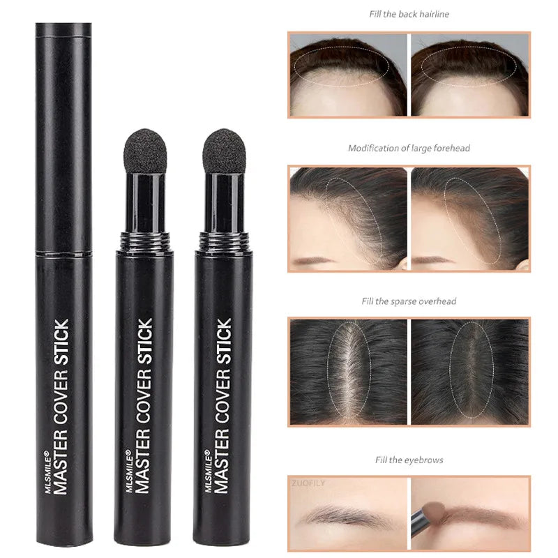 1PC Hairline Concealer Pen Control Hair Root Edge Blackening Instantly Cover Up Grey White Hair Natural Herb Hair Concealer Pen Qme