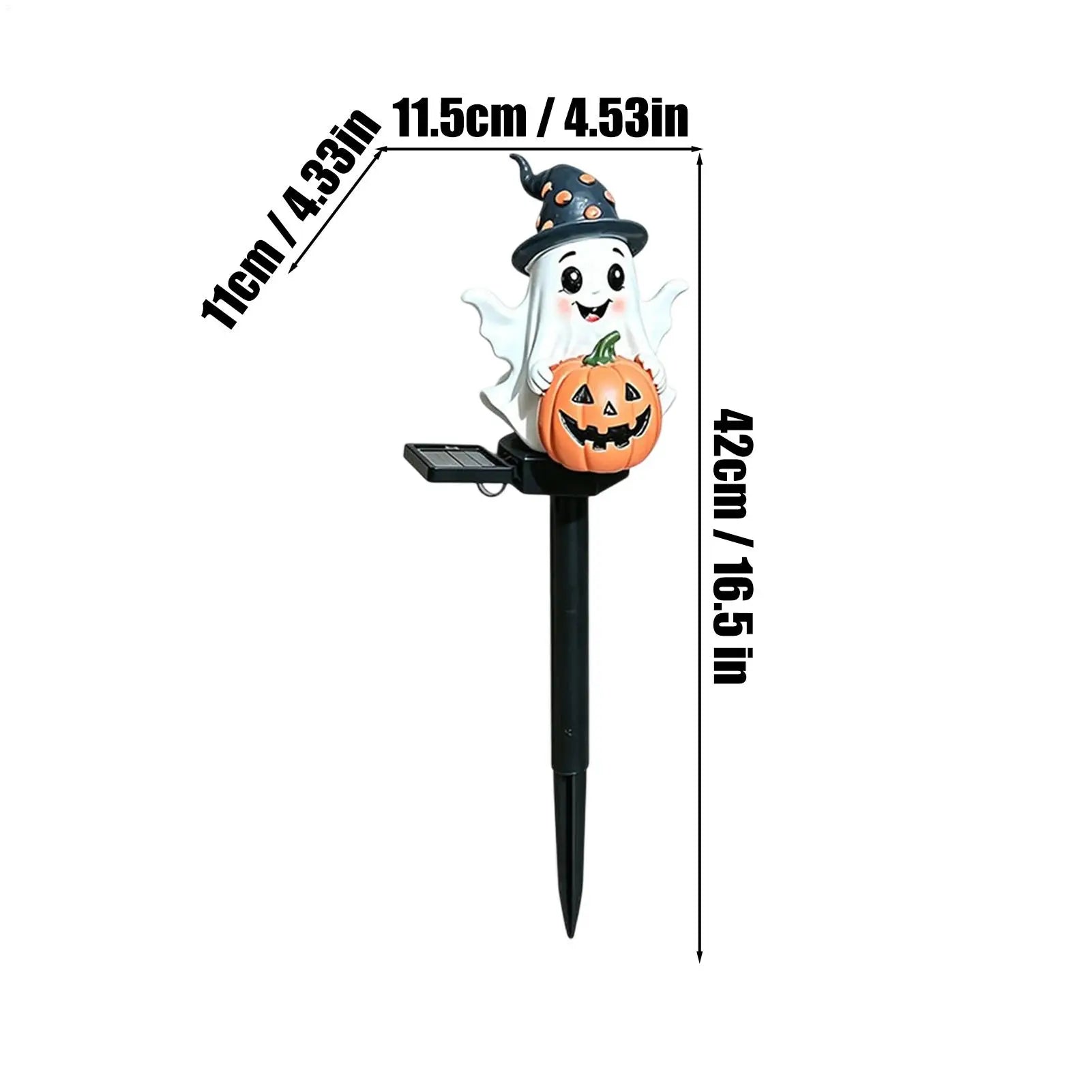 Solar Halloween Lights Spooky Weatherproof Outdoor Decoration Ghost Qme