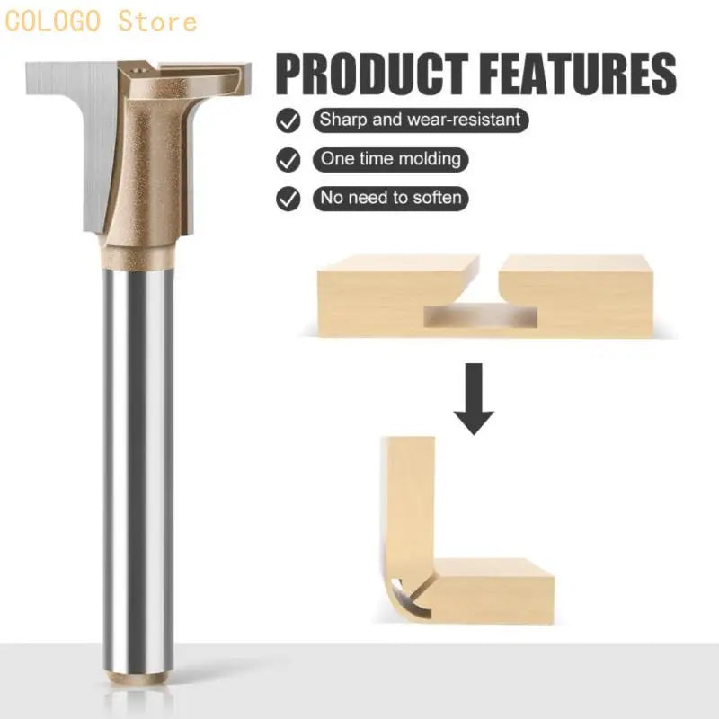 Professional Grade Router Bit Precise Bending Slotting Hard Materials Qme