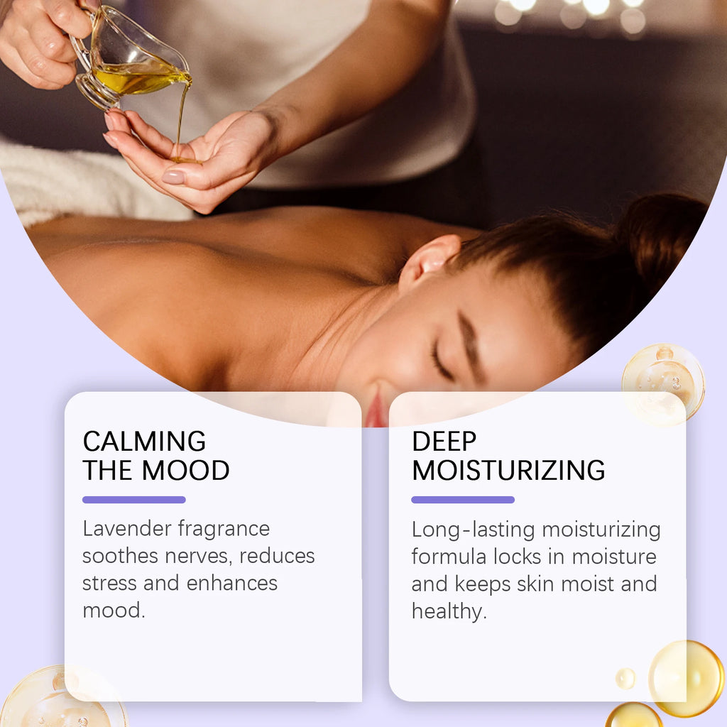 Pure Essential Oil Lavender Aromatic Body Moisturizing Skin Care Qme