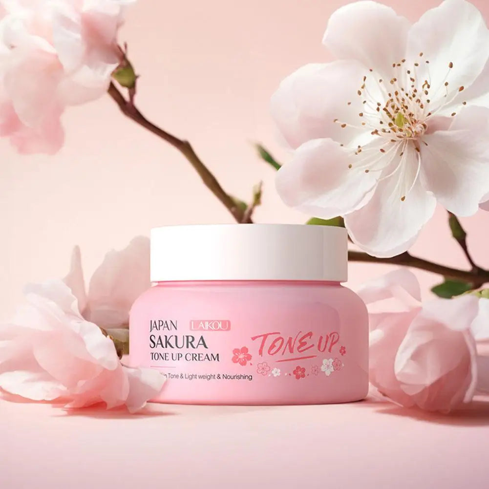 Sakura Tone-up Cream Quick Skin Tone Balancer Long-lasting Hydrating Qme