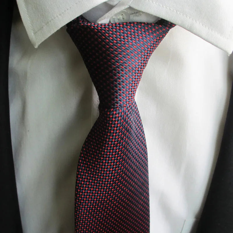 Zipper Tie Men Bridegroom Wedding Lazy Pre-tied Knoted Ties Stripe Qme color5 China Mainland