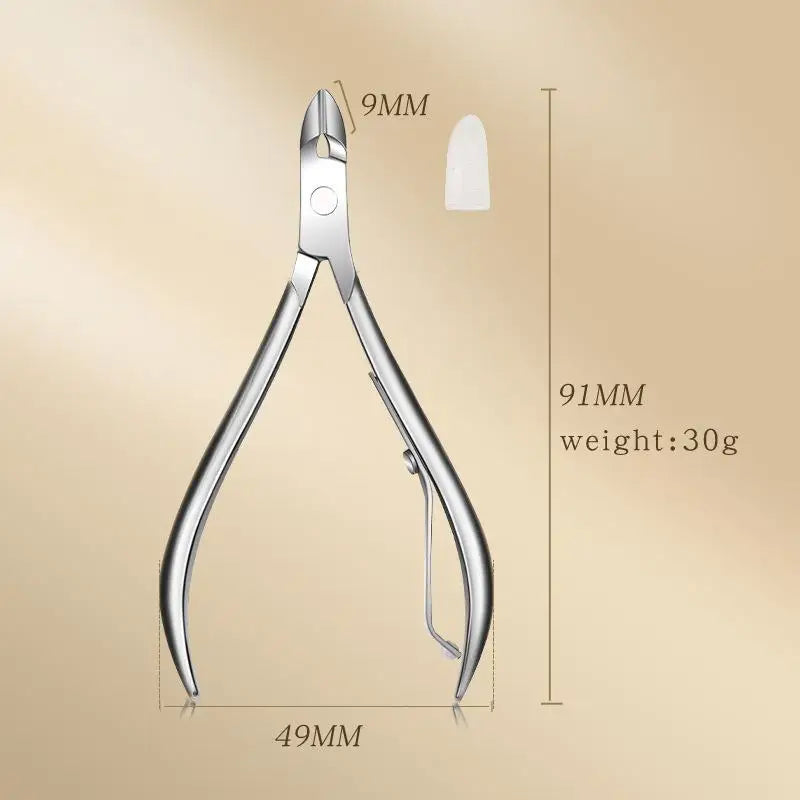 Durable Stainless Steel Cuticle Nipper Manicure Pedicure Clippers Qme A5