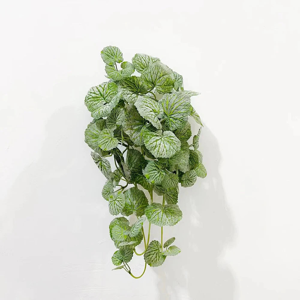 1PC Simulated Vine Plants, Crabapple Leaves, Living Room Green Plants, Display Window Decorations Qme 40cm