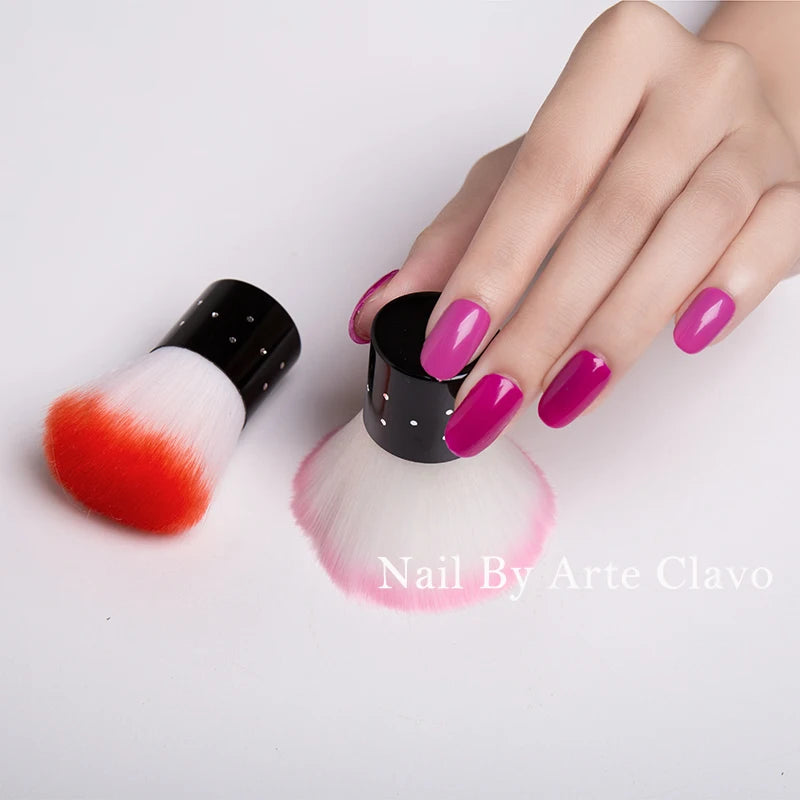 Arte Clavo Portable Nail Cleaning Brush Tools Remove Dust Powder Soft Qme