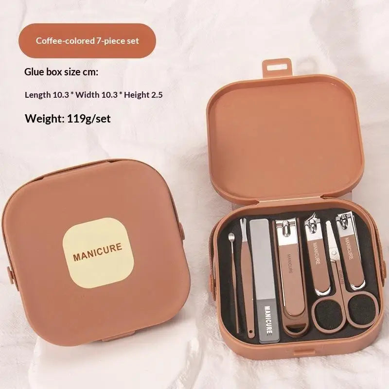 Anti Splash Nail Clipper Pedicure Manicure 5 6 7 Sharp Scissors Qme A4