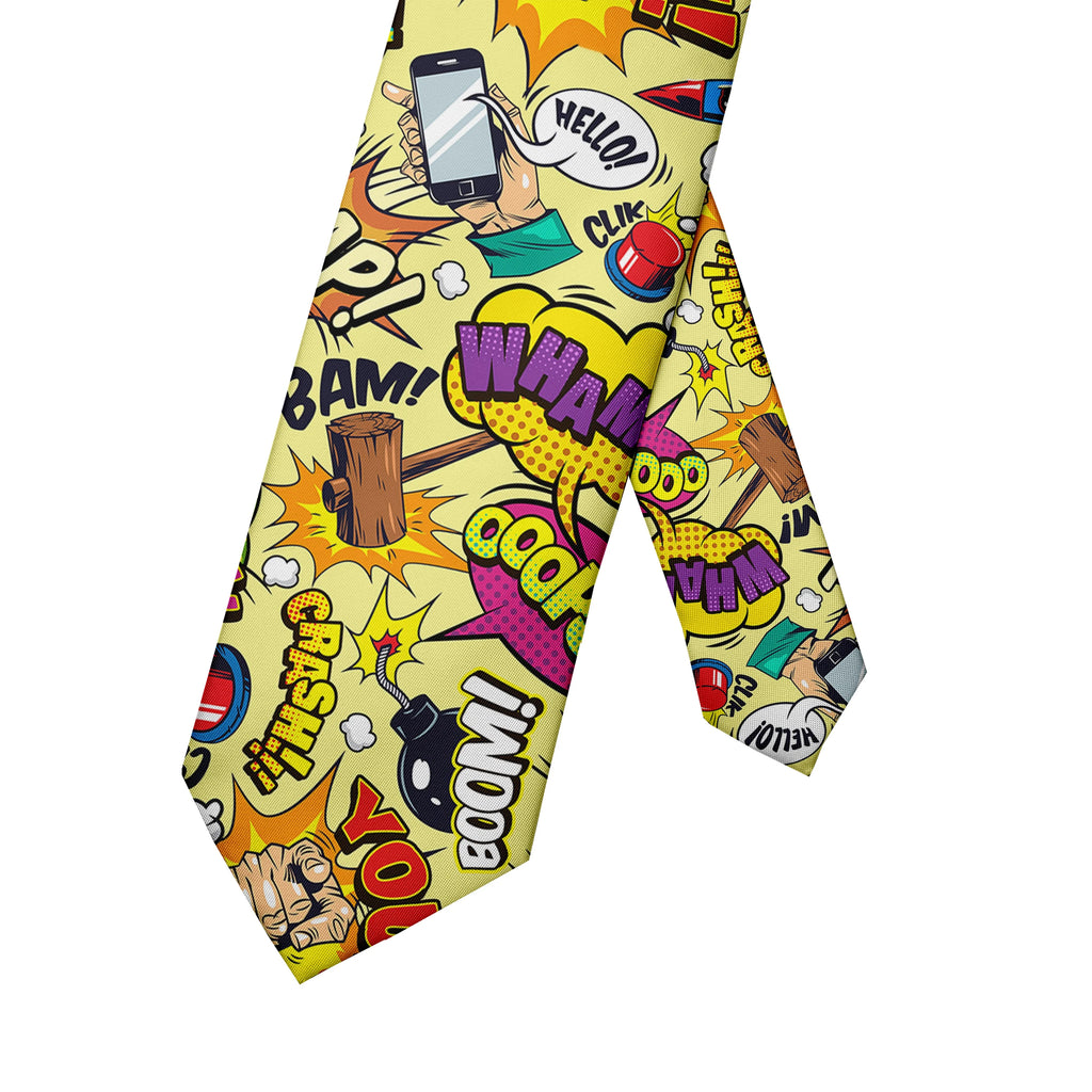 Trendy Players Street Art Tie Casual Fashion Funny Men's Wedding Qme