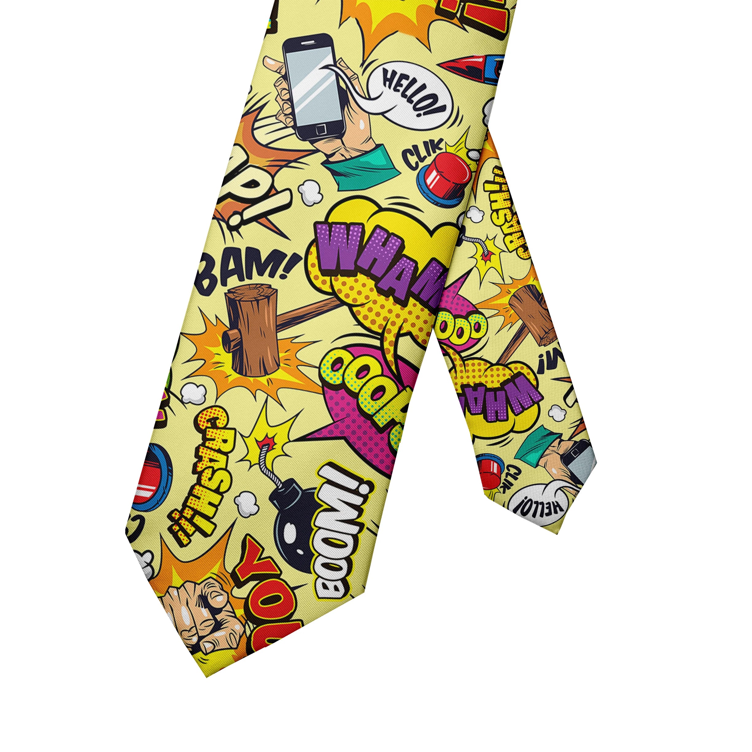 Trendy Players Street Art Tie Casual Fashion Funny Men's Wedding Qme