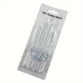 4-Piece Precision Mini Screwdriver Set: Ergonomic Transparent Handle for Electronics, Jewelry, and Hobby Qme 4PCS