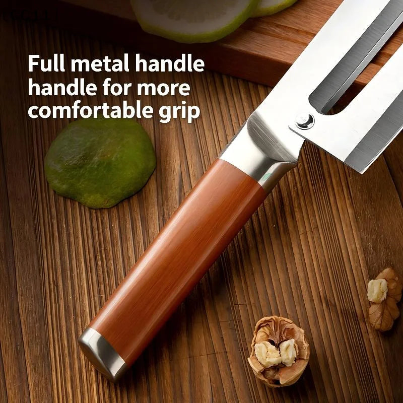 Stainless Steel Peeler Kitchen Fruit Vegetable Non-slip Handle Qme