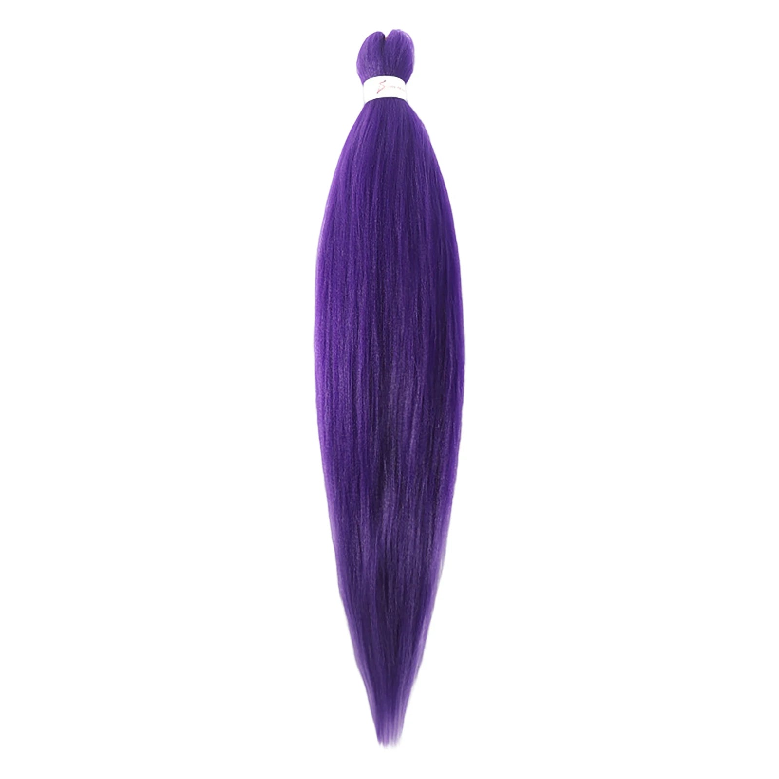 Synthetic Solid Color Long Braids Pony Tail with Elastic Band Long Party Christmas Halloween Role-playing Hair Accessories Qme PURPLE