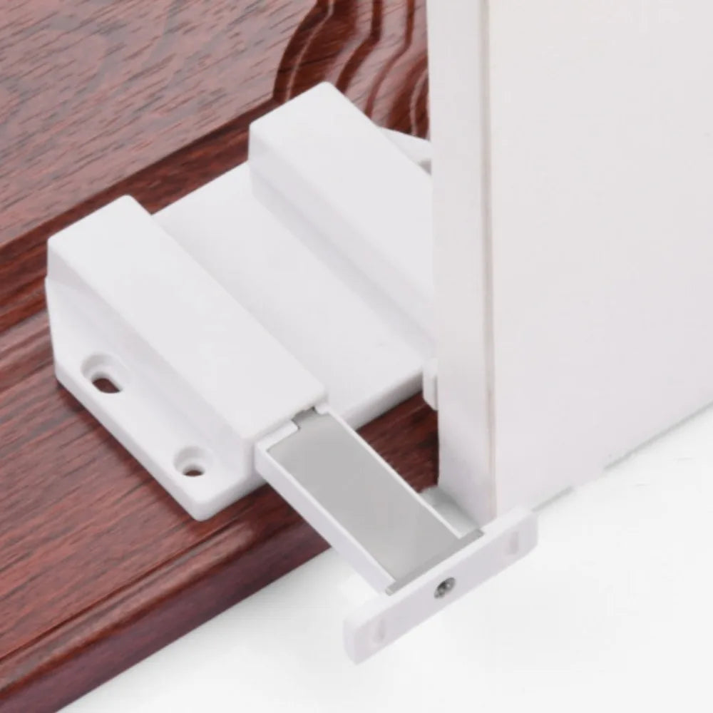 Magnetic Push To Open Latches Pressing Door Panel Drawer Clothes Cabinet Doors Bouncer Handle Free Strong Magnetic Door Closer Qme