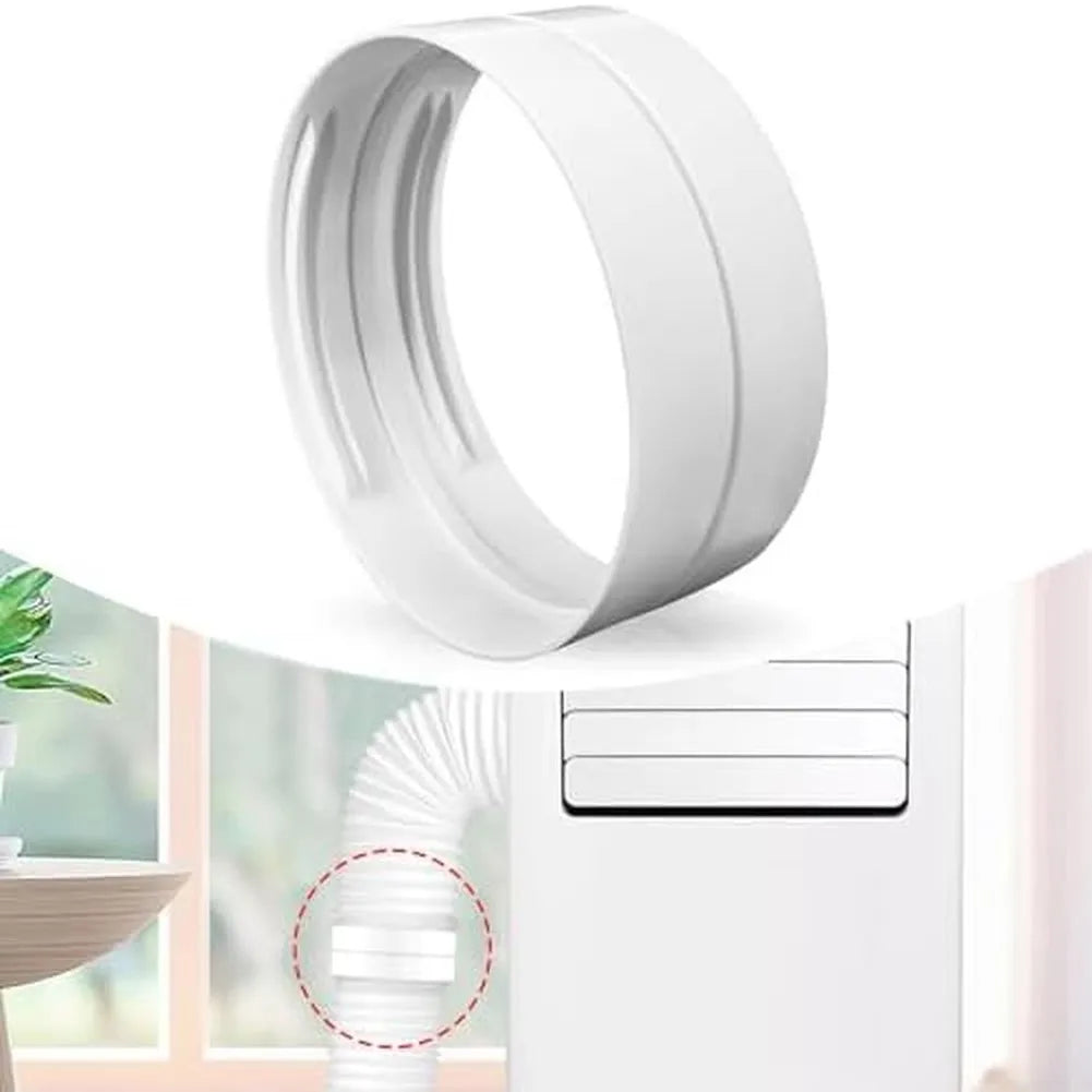 Portable Air Conditioner Exhaust/ Hose Connector 5.9 Inch (150mm) AC Vent Adapter With Steel Ring Compatible With LG/ And More Qme Default Title