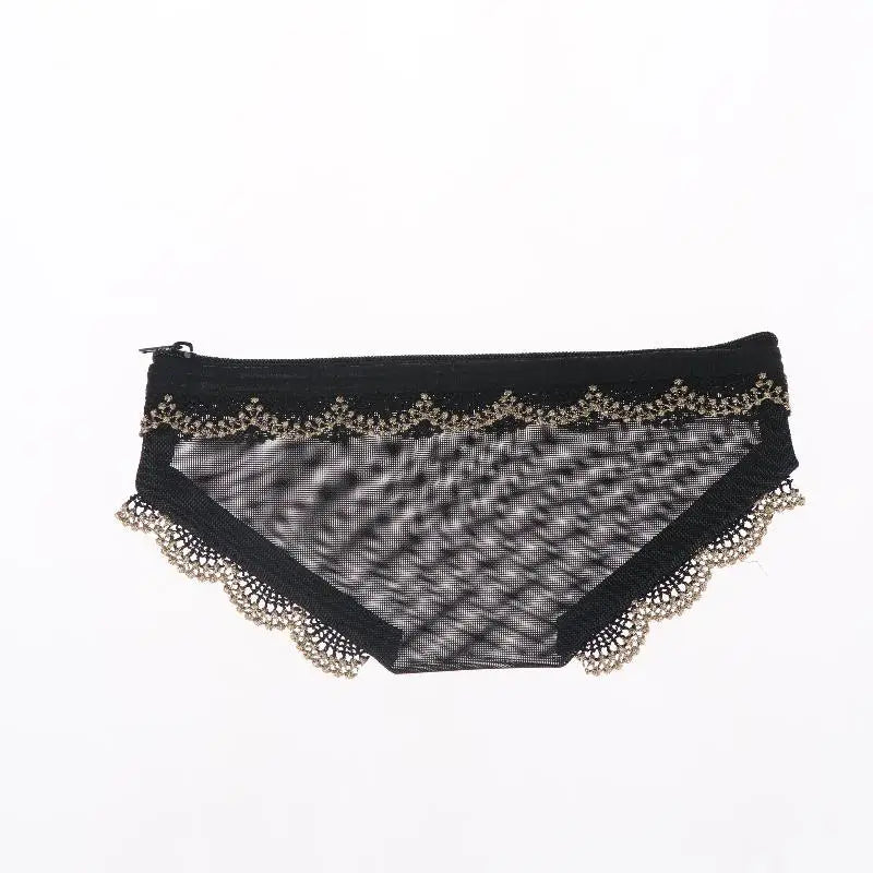 Lace Trim Mesh Cosmetic Bag Transparent Design And Portable Perfect For Travel Daily Use Storing Qme style 7