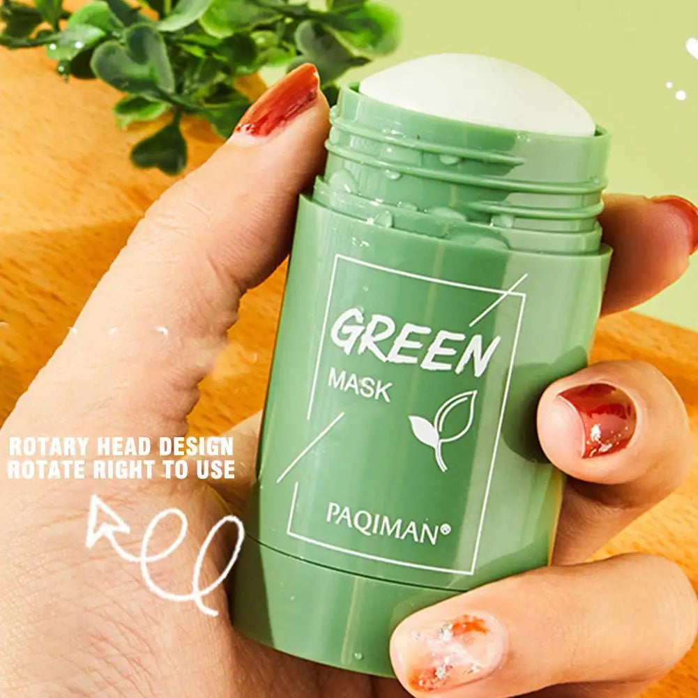 Green Tea Cleansing Stick Mask Face Clean Shrink Pores Smoothing Qme