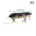 Mouse Lure Artificial Plastic Fishing Swimbait Rat Pike Bass Minnow Qme A3