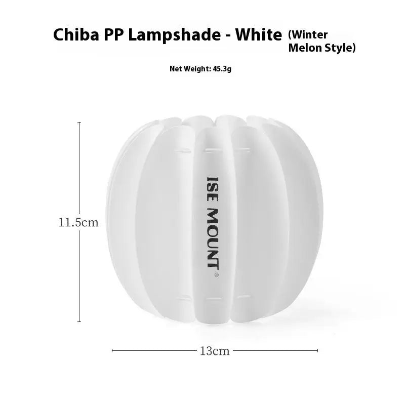 Lampshade Waterproof Camping Lamp Cover Atmosphere Lantern Shade Qme 1 White