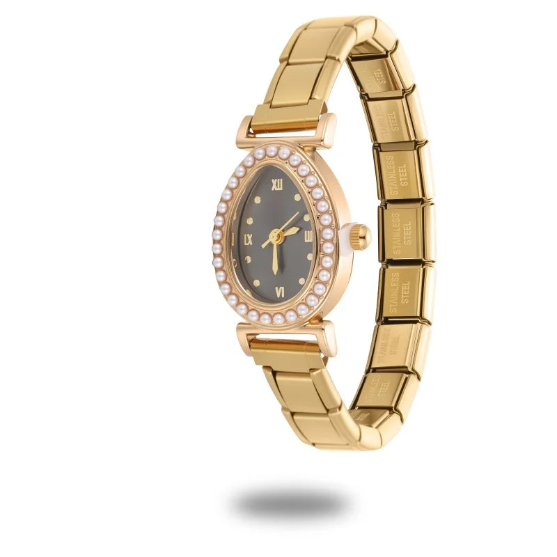 2026 Y2K Printed Pattern Dial Women's Stainless Steel Simple Square Watch Bracelet For Party Friend Wife Birthday Jewelry Gifts Qme S 4