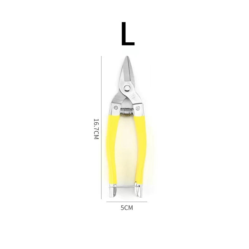 Gardening Scissor Hand Pruner Pruning Shears Trimming Scissors Qme L