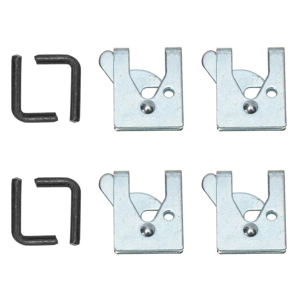 4Sets Cage Door Lock Exquisite Appearance Simple Installation Pet Cage Automatic Latch for Bird Rabbit Ferret Small Animal Qme