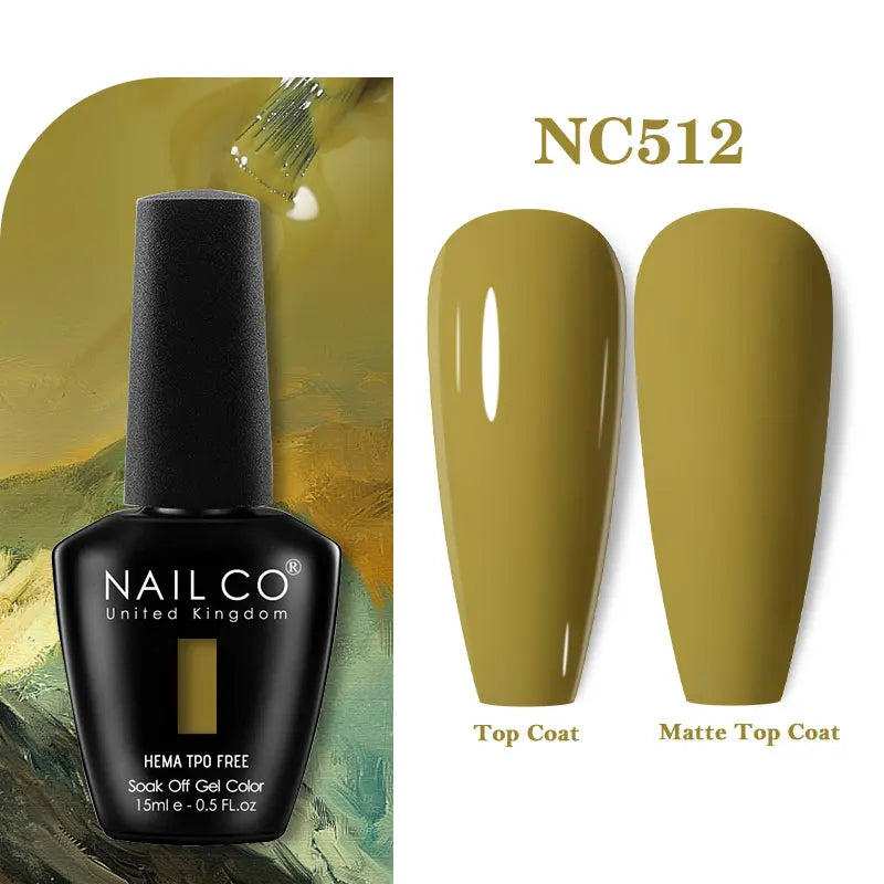 NAILCO Fresh Gel Nail Polish Nails Semi-permanent Varnish Hybrid