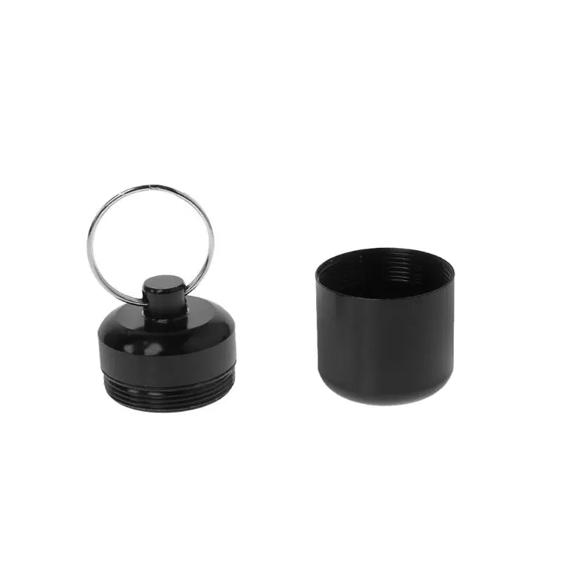 ESCAM Mini Portable Aluminium Alloy Pill Box Carrying Bottle Case Noise Canceling Hearing Protection Earbuds Earplugs Qme