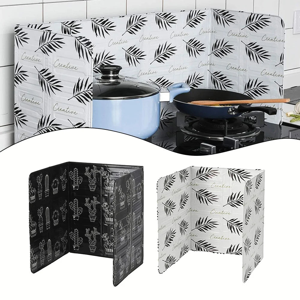Kitchen Shield Splash Guard Cooking Frying Oil Screen Cover Plate Gas Qme