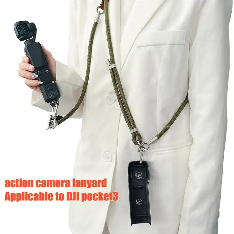 Adjustable Crossbody Lanyard Pocket 3 Neck Strap Anti-loss Shoulder Qme