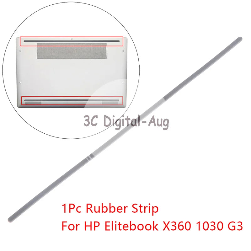 Rubber Strip Laptop Bottom Shell Cover Foot Pad Elitebook X360 1030 Qme