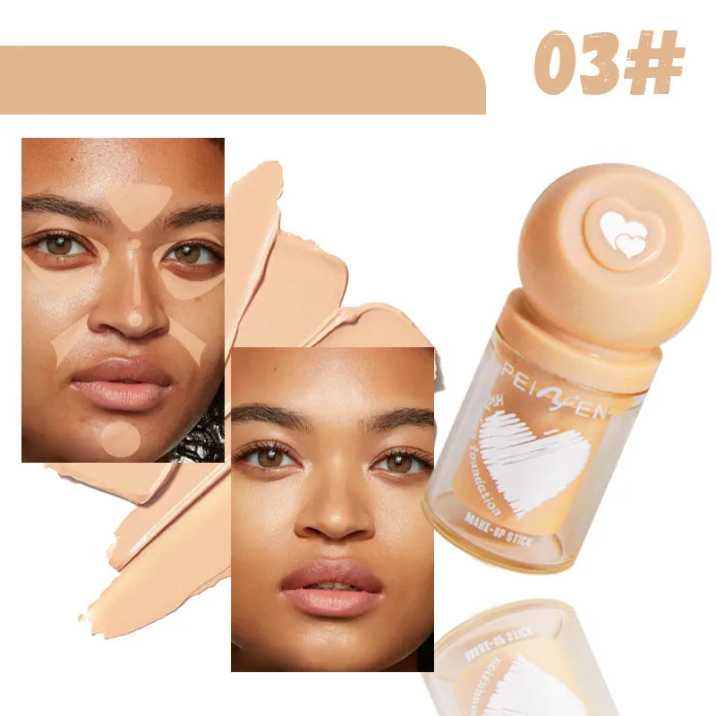 Gloss Foundation Make-up Makeup Stick Moisturizing Long-term Coverage Qme 03