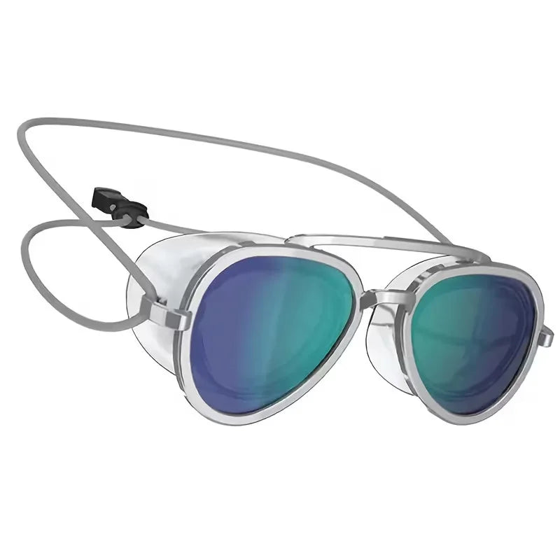 Full-vision Anti-fog Swimming Goggles Adults Mirror Lens Sun Qme