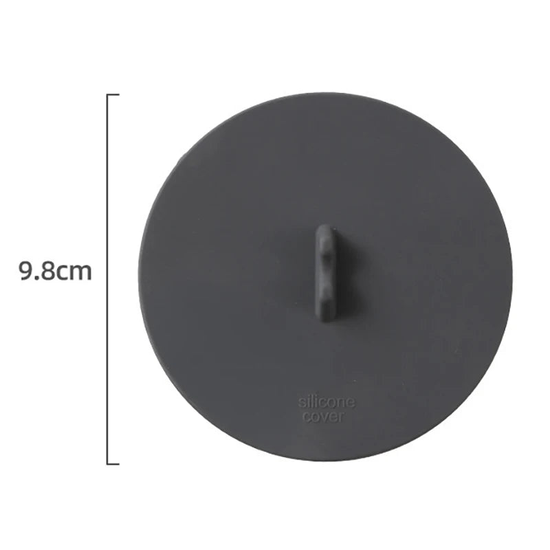 Creative Silicone Cup Cover Anti-overflow Suction Cap For Ceramic Glass Mug Bowl Heat-resistant Sealed Lids Cover Tea Coffee Lid Qme A6