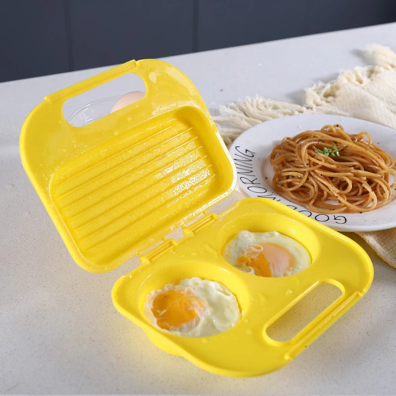 Multifunctional Microwave Steamed Egg Tray Home Tools Omelet Cooker Qme