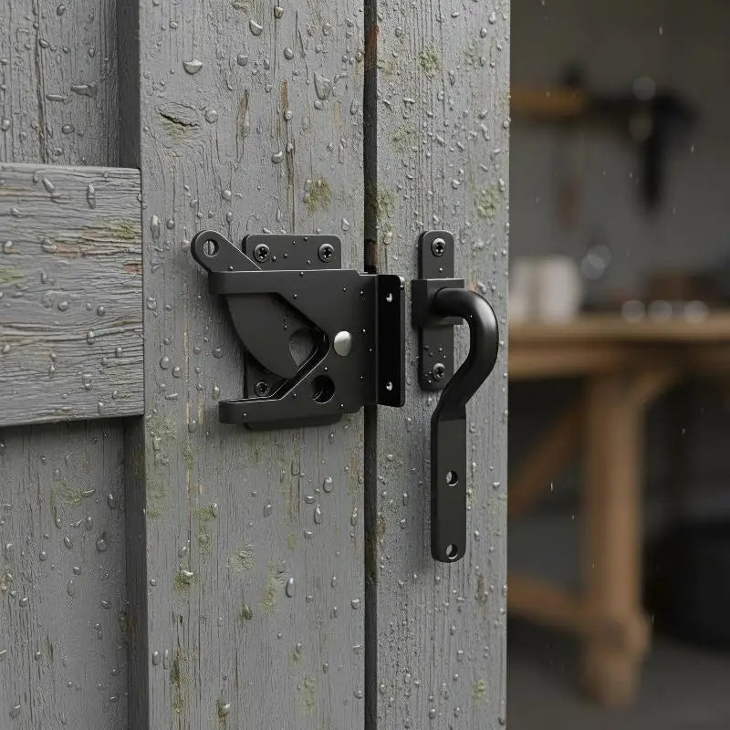 Auto Gate Latch Bolt Heavy Duty Slam Catch Universal Fit Metal Garden Qme