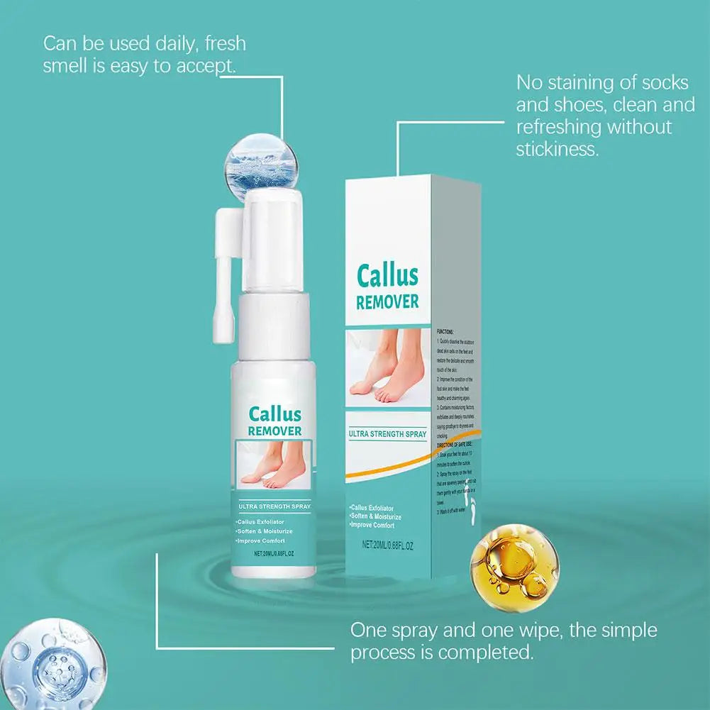 Foot Peeling Spray Callus Remover Moisturizing Nourishing Exfoliator Qme