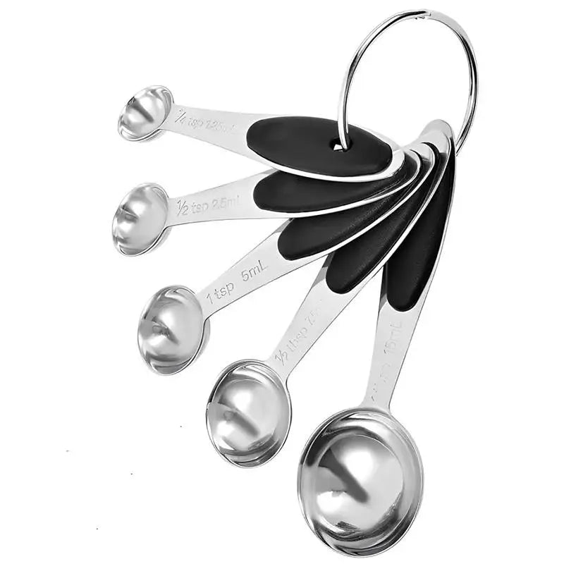 Stainless Steel Measuring Cups Spoons Kitchen Accessories Baking Cake Qme D
