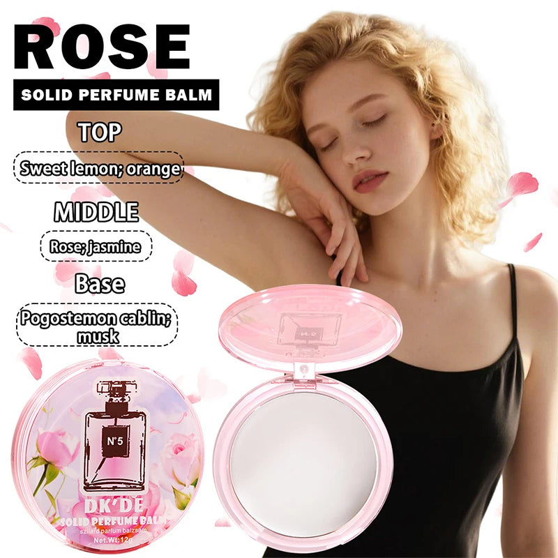 Women's Solid Perfume Cream Light Lasting Charm Fragrance Convenient Qme