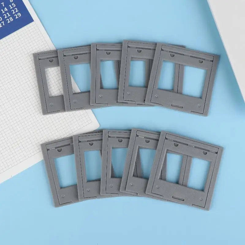 135 Reversal Film Frame Vintage Simple Film Frame For 135 Film Lantern Slide Camera Scan Film Negatives Magic Lantern Film Qme 10pcs Gray