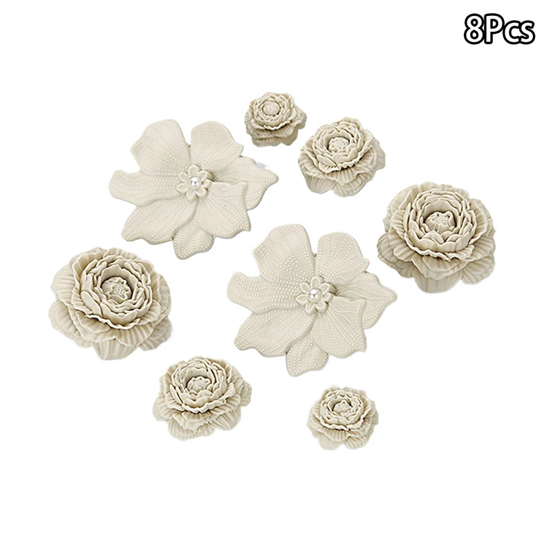 Kawaii Elegant Charms Shoes Decor Fashion Rose Resin Ornaments Funny Qme A6