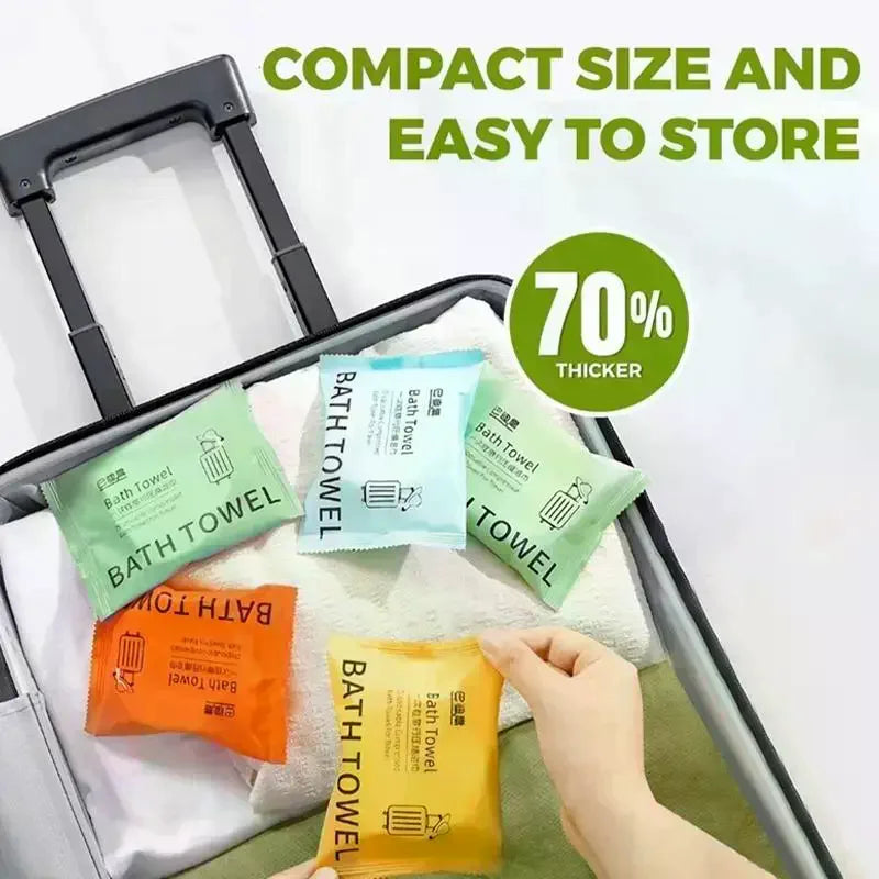 70x140CM Thickened Compressed Disposable Bath Towel Large Qme