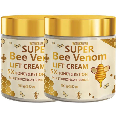 Super Bee Venom Lift Firming Face Cream, with Retinol & Hyaluronic Acid, Moisturizing Anti-Aging, Niacinamide Qme YELLOW 100g
