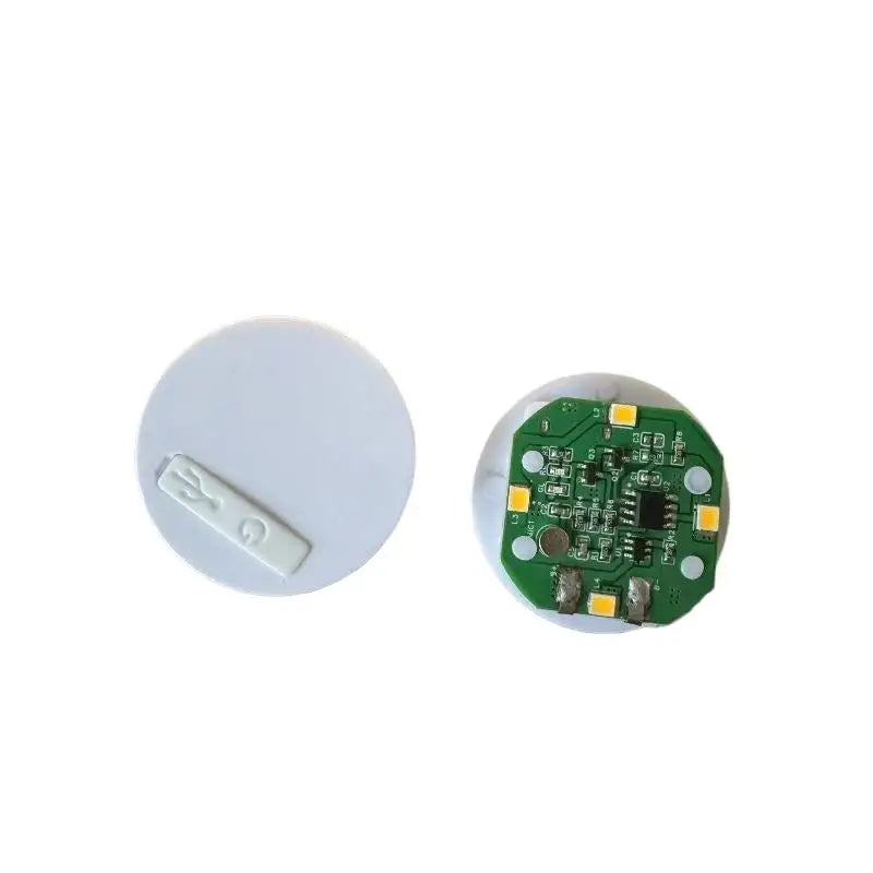 1Pc Tapping/Sound Control Lighting Toy 38mm Rechargeable LED Light Night Lamp DIY Dollhouse Accessories Wall Bedside Lamp. Qme