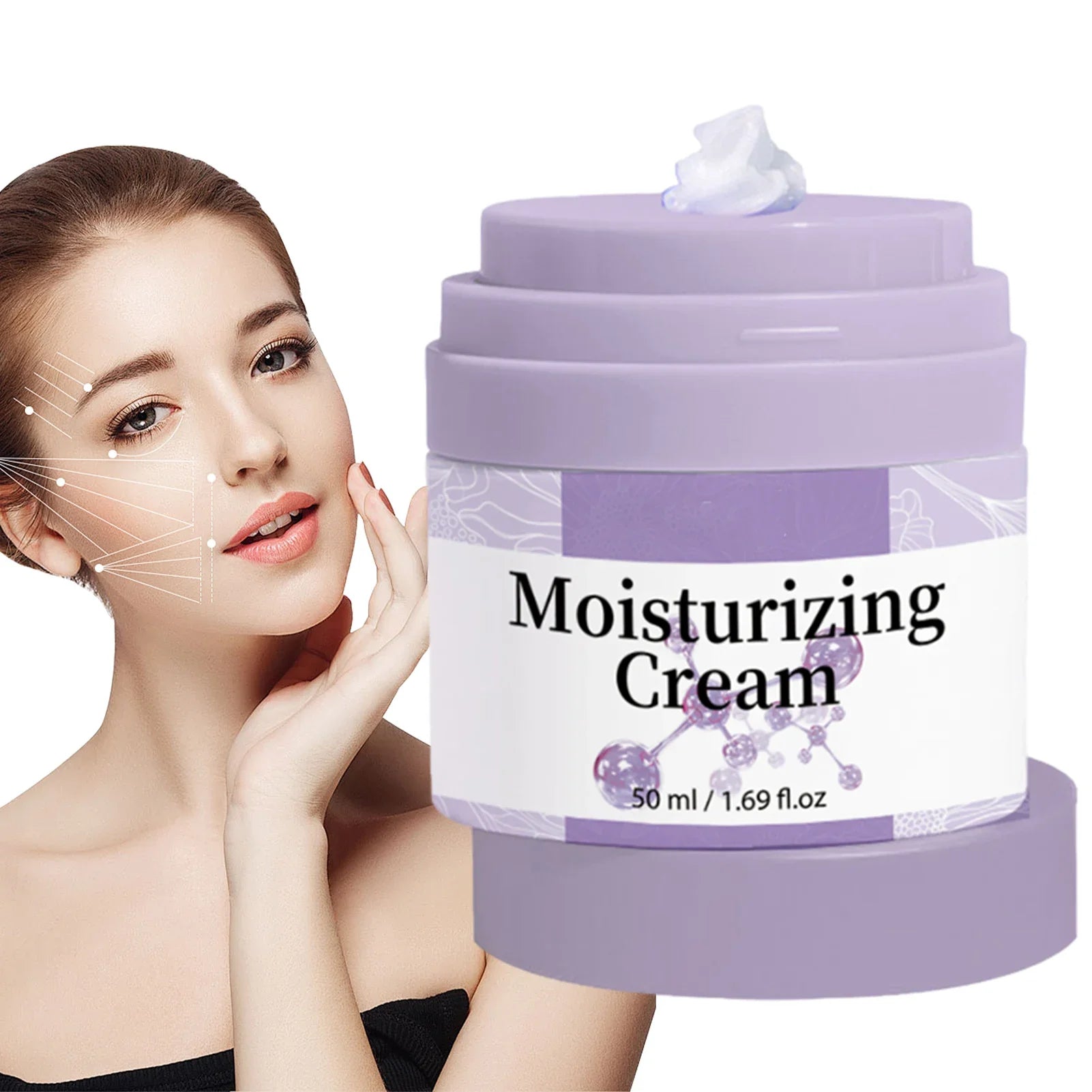 Polypeptide Moisturizing Face Cream Anti-aging Anti-wrinkle Protein Qme