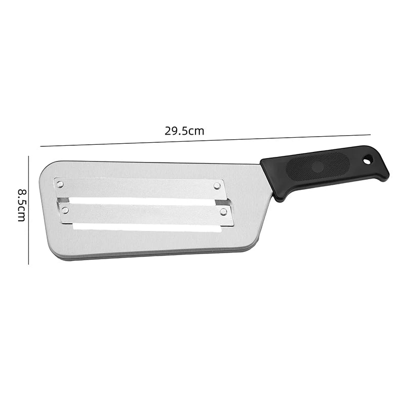 Stainless Steel Cabbage Slicer Multi-functional Handle Suitable Qme Black